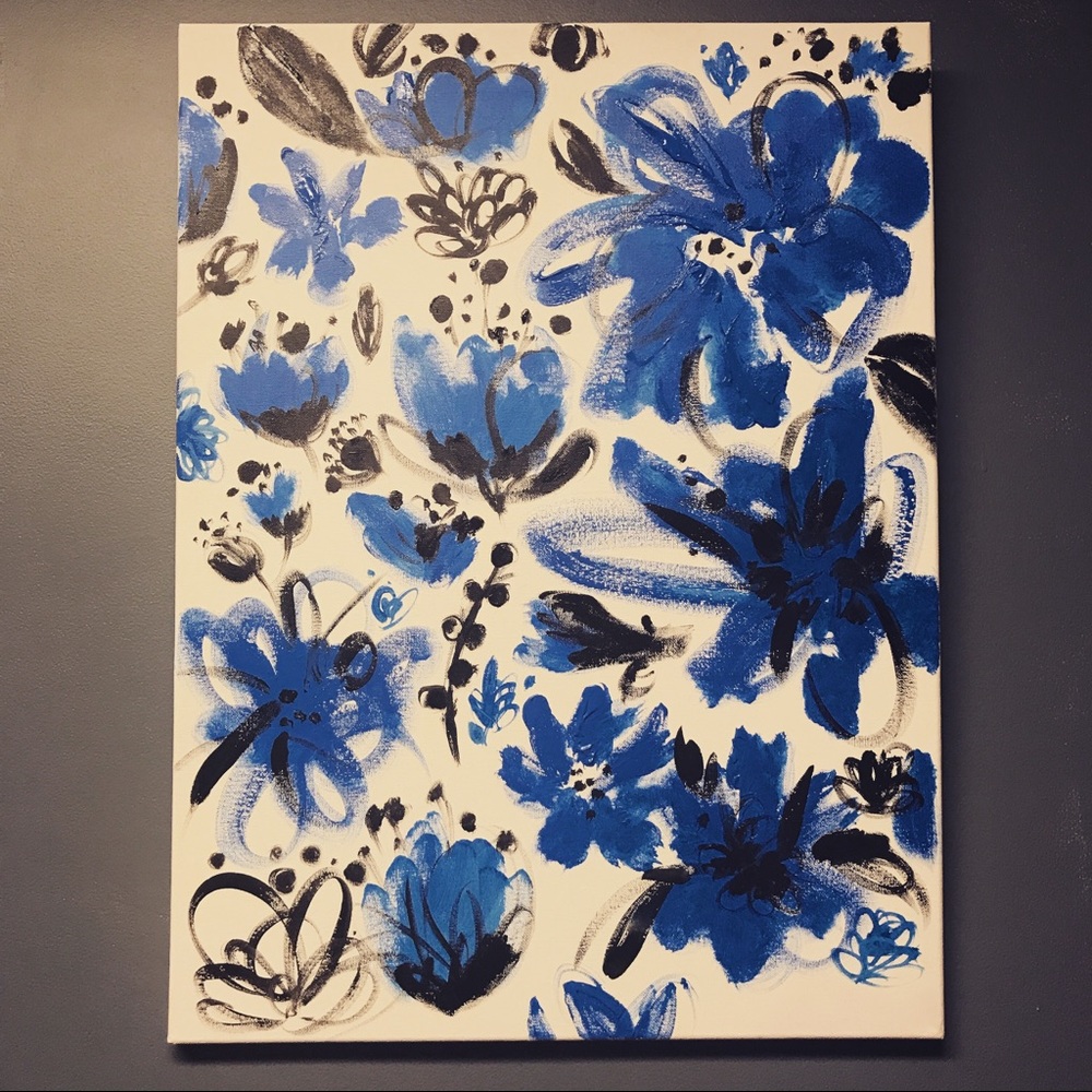 Summer blue flower by Lana